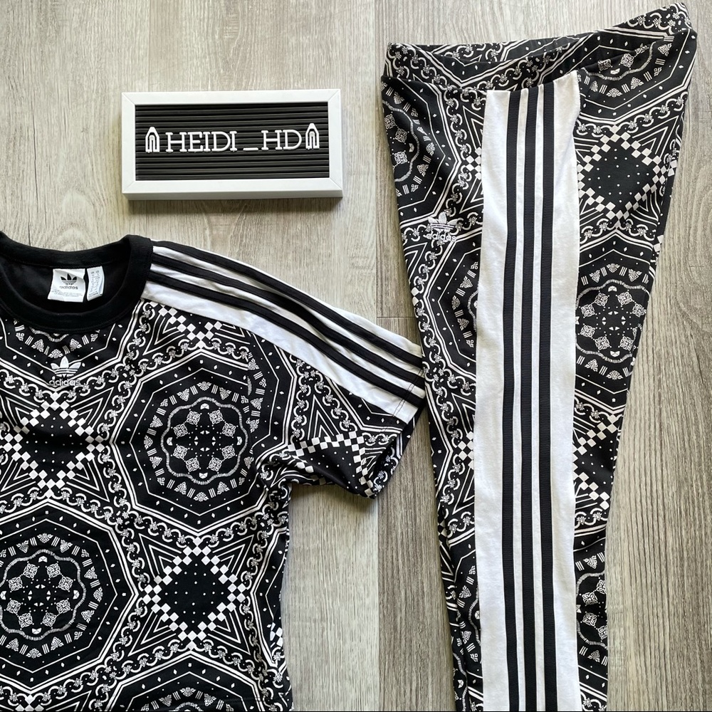 Adidas Originals Black White Preta Set - Picture 4 of 7